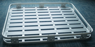 Багажник на крышу  алюминиевый, крепление - штатные места рейлингов  для TOYOTA  LAND CRUISER 100  HD10-D1039(FJ100)